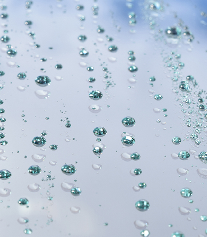ガラス撥水加工