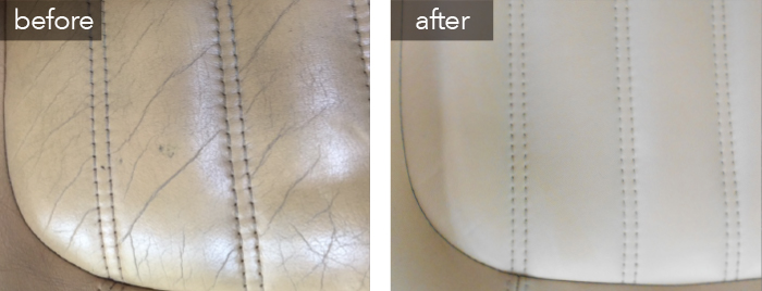 インテリアリペア（シートリペア）before after 2